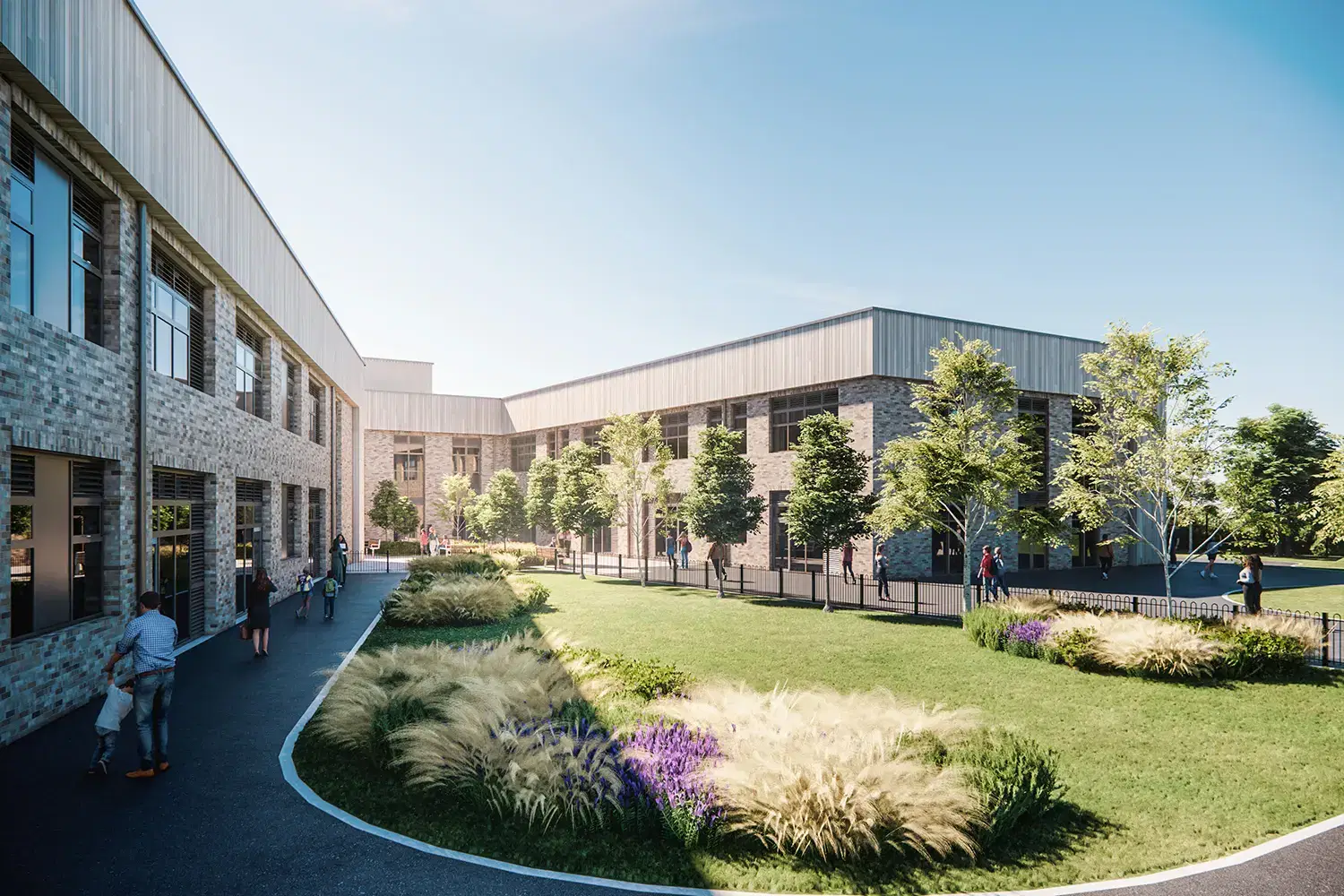 CGI image of SEND school
