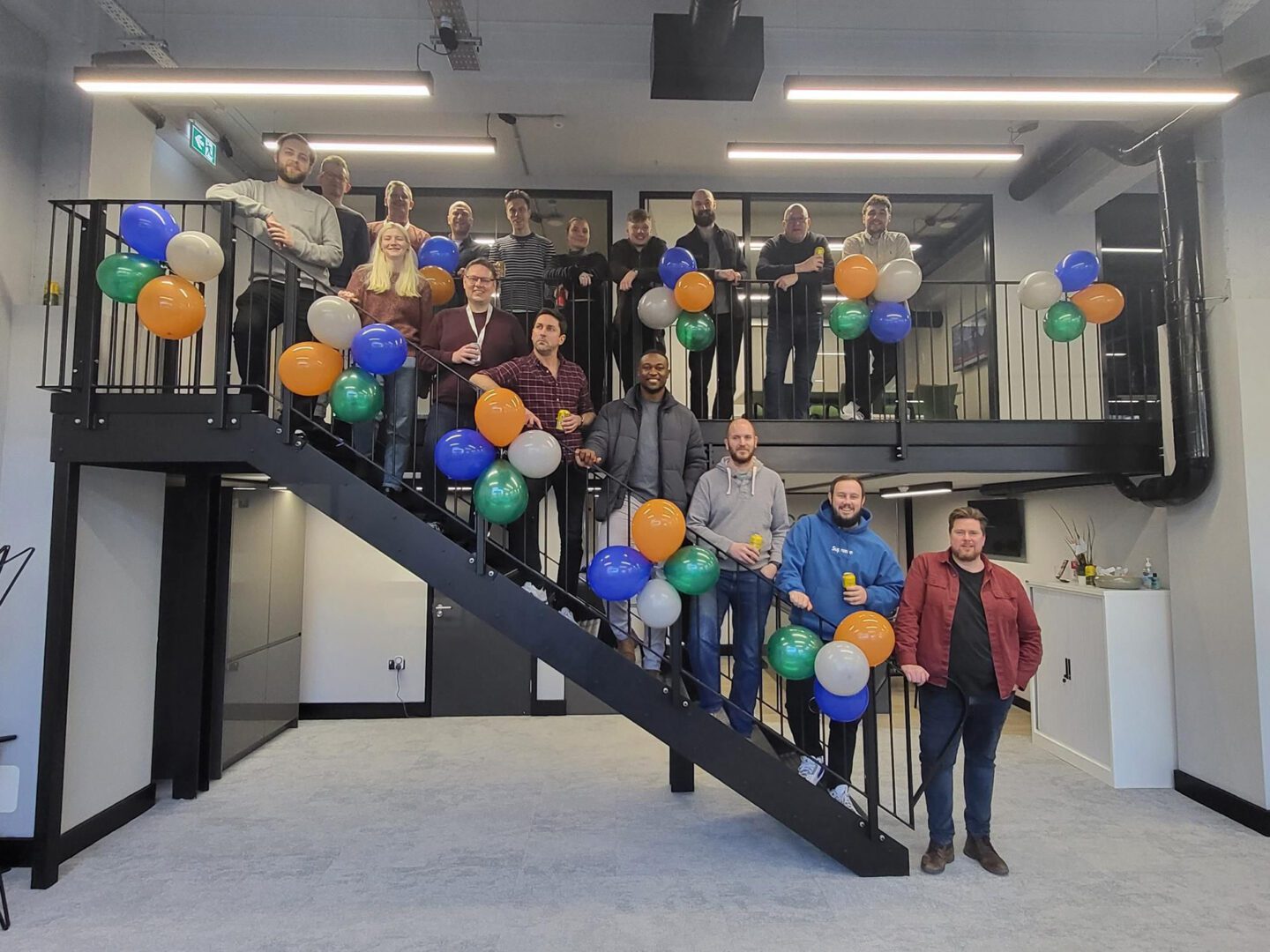 Rappor's Bristol team on the new office move in day